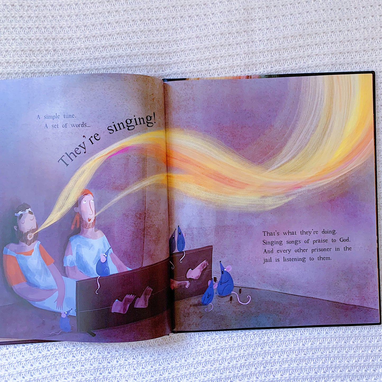 The Prisoners, the Earthquake, and the Midnight Song children’s Bible storybook – story of Paul and Silas in Acts 16.
