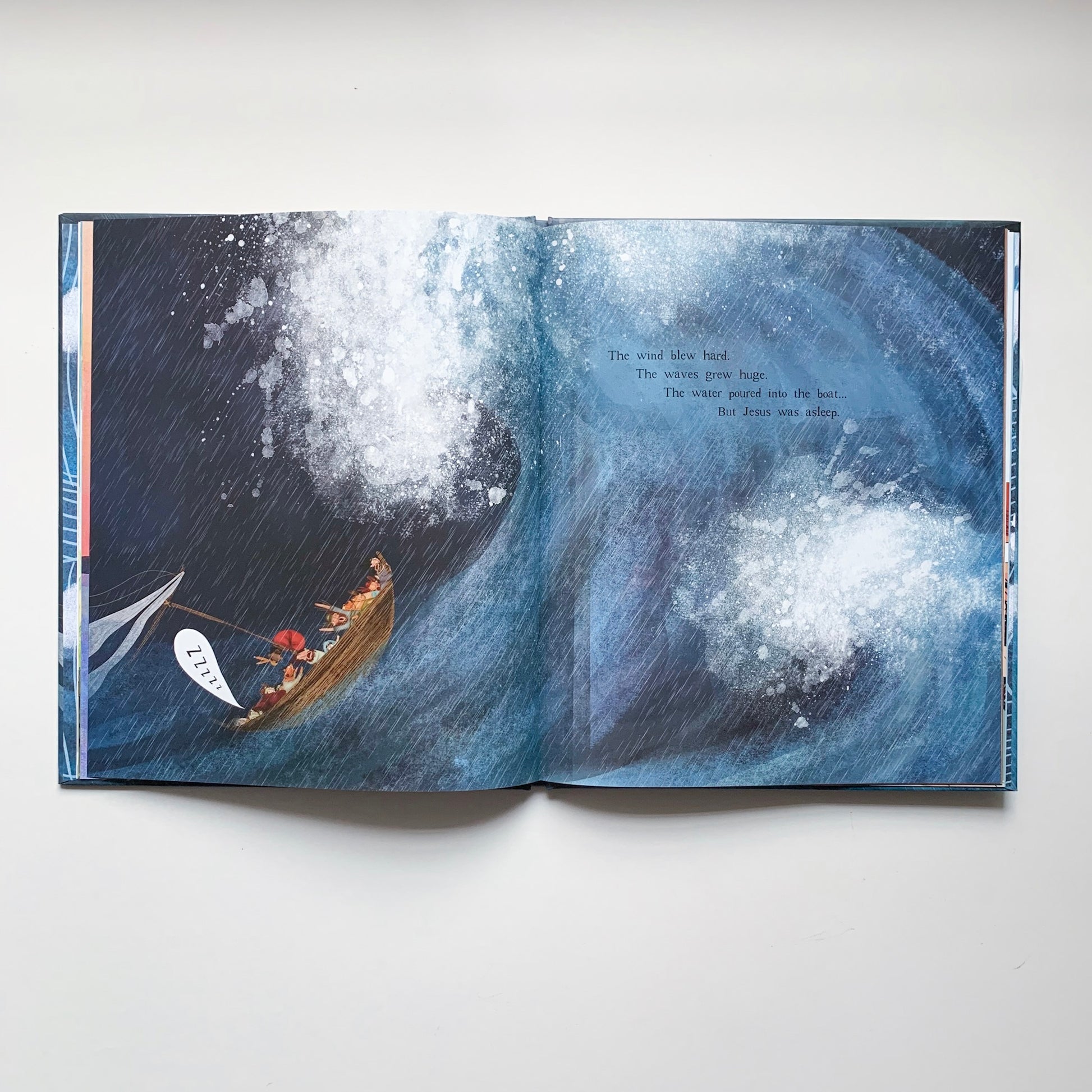 The Storm That Stopped Christian children’s Bible storybook – Jesus calms the storm and shows His power and love.