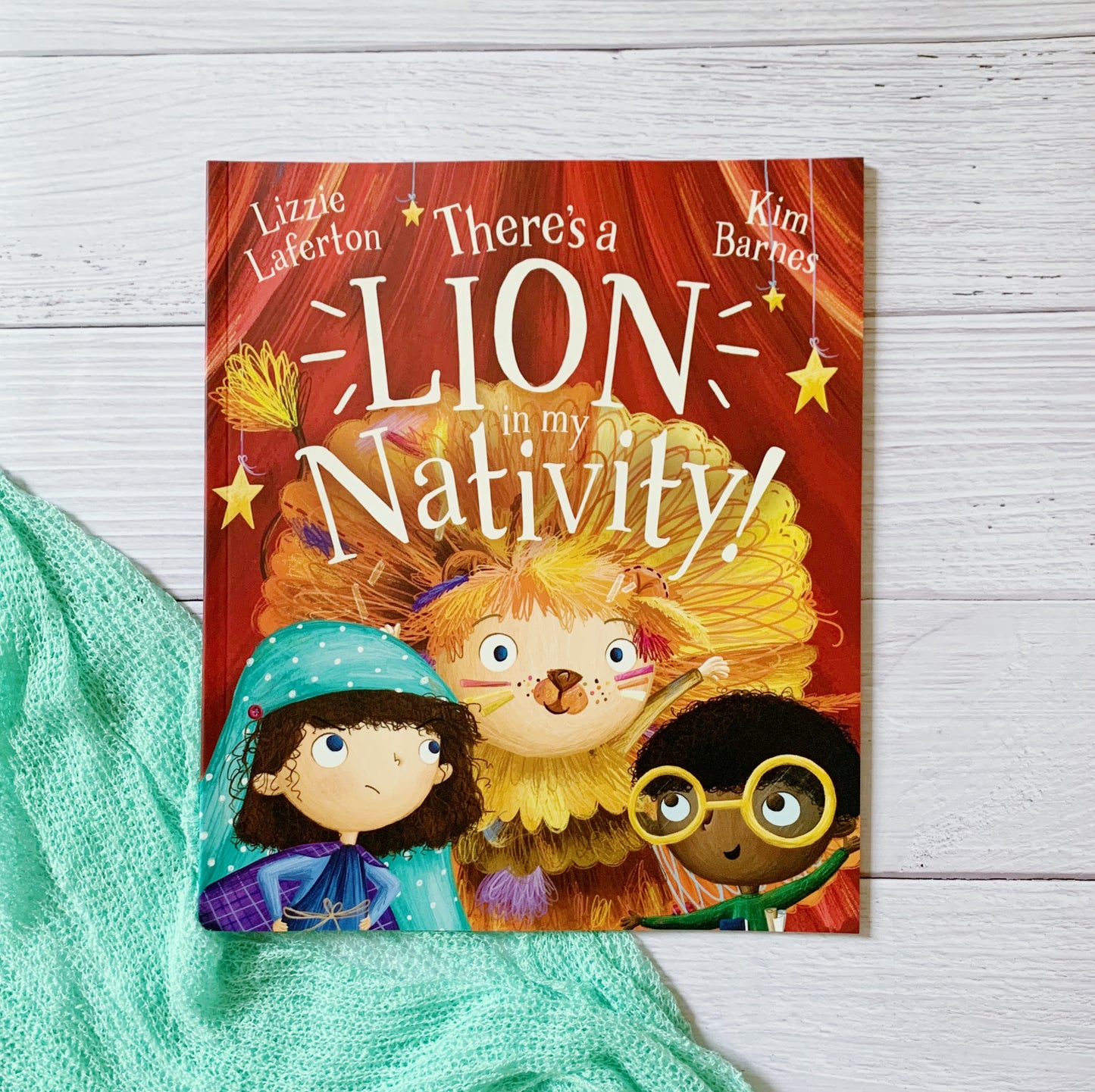 There’s a Lion in My Nativity children’s Christmas book – joyful rhyming story about Jesus, the true star of Christmas.