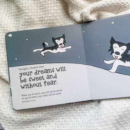 Tonight Christian bedtime board book – faith-based story about God’s peace, love, and protection for babies and toddlers.