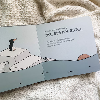 Tonight Christian bedtime board book – faith-based story about God’s peace, love, and protection for babies and toddlers.